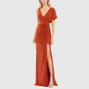 NWT | Mac Duggal Jersey Gown